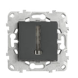 Prise téléphone en T simple - Unica - Schneider