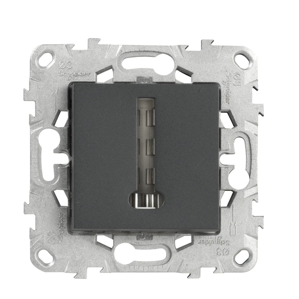 Prise téléphone en T simple - Unica - Schneider