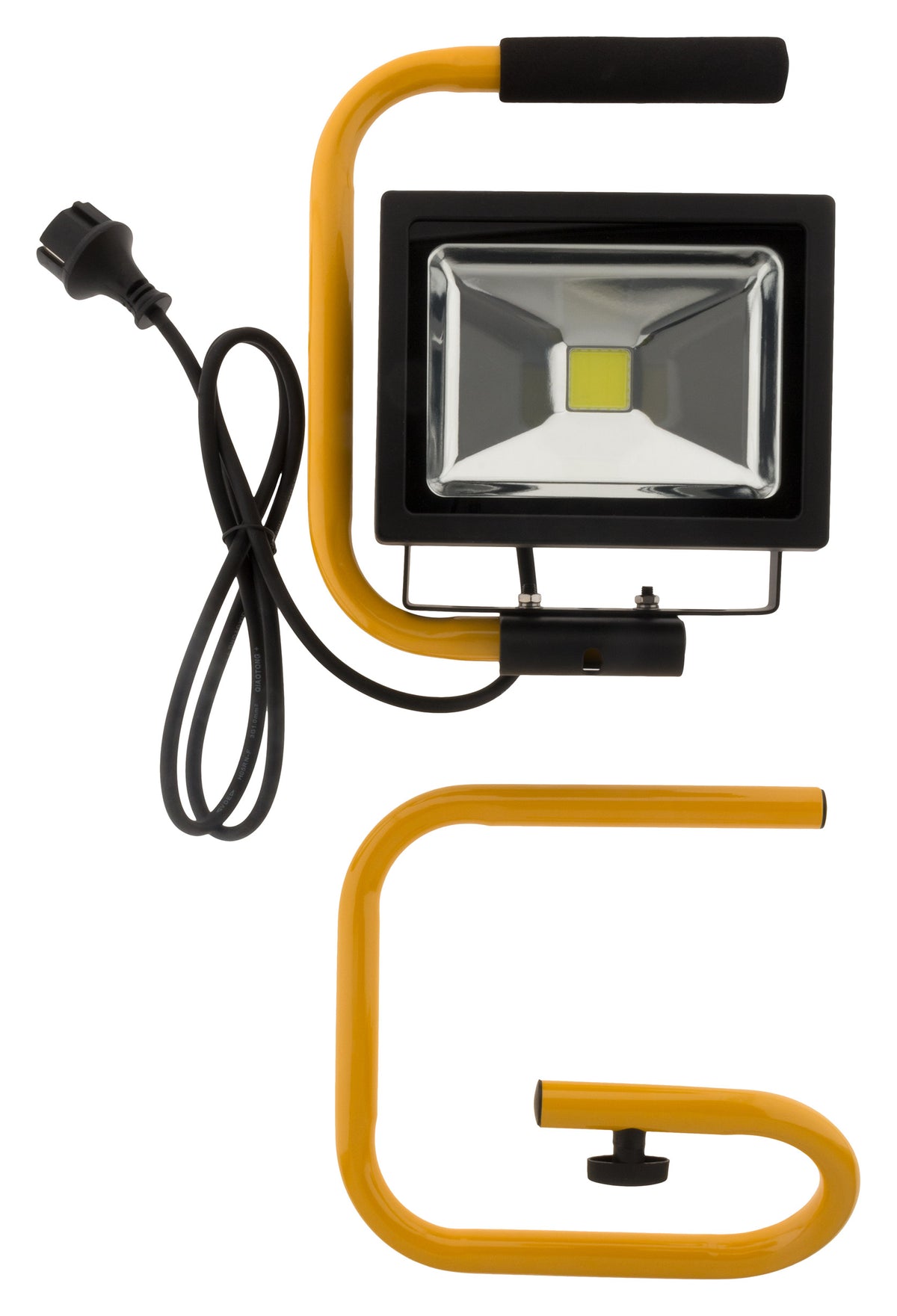 Projecteur LED portable + câble 20W - Jaune - Zenitech