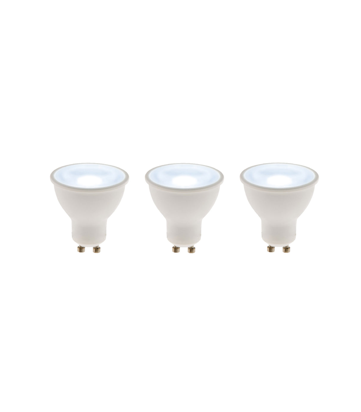 Lot de 3 spots LED 5W GU10 400lm 6500K