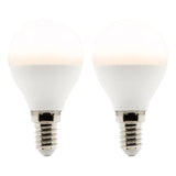 Lot de 2 ampoules LED Sphérique 5W E14 400lm 2700K