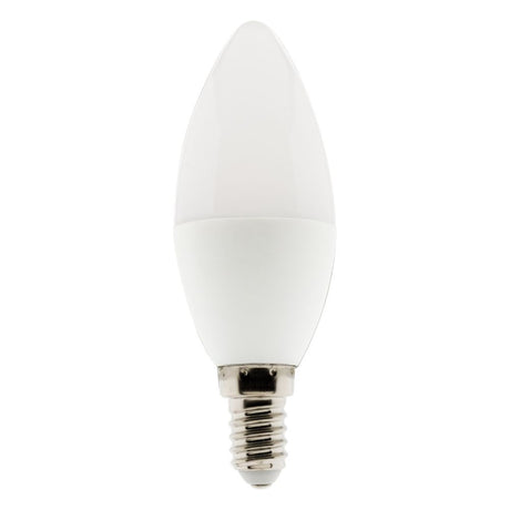 Ampoule LED E14 flamme - 5.2W - Blanc chaud - 470 Lumen - 2700K - A++ - Zenitech