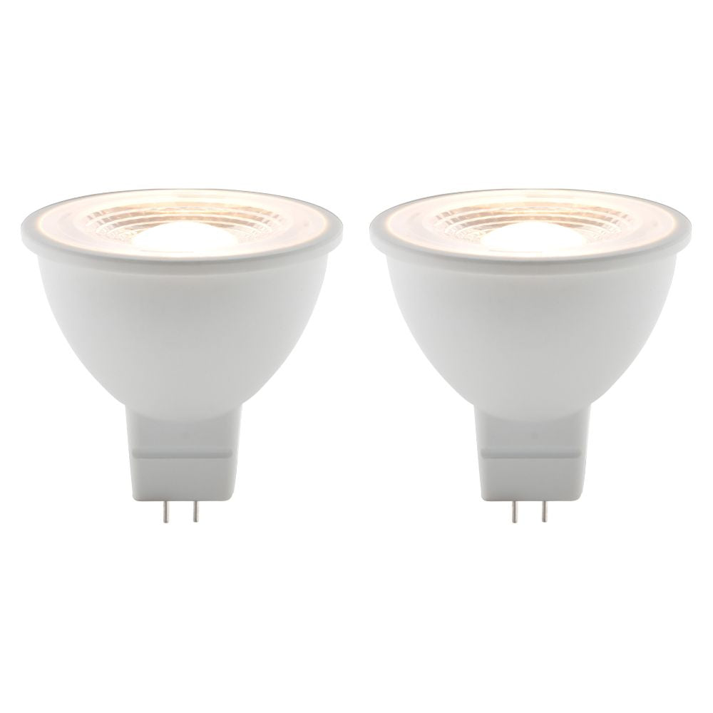 Lot de 2 spots LED GU5,3 350lm 2700K (blanc chaud) - Elexity