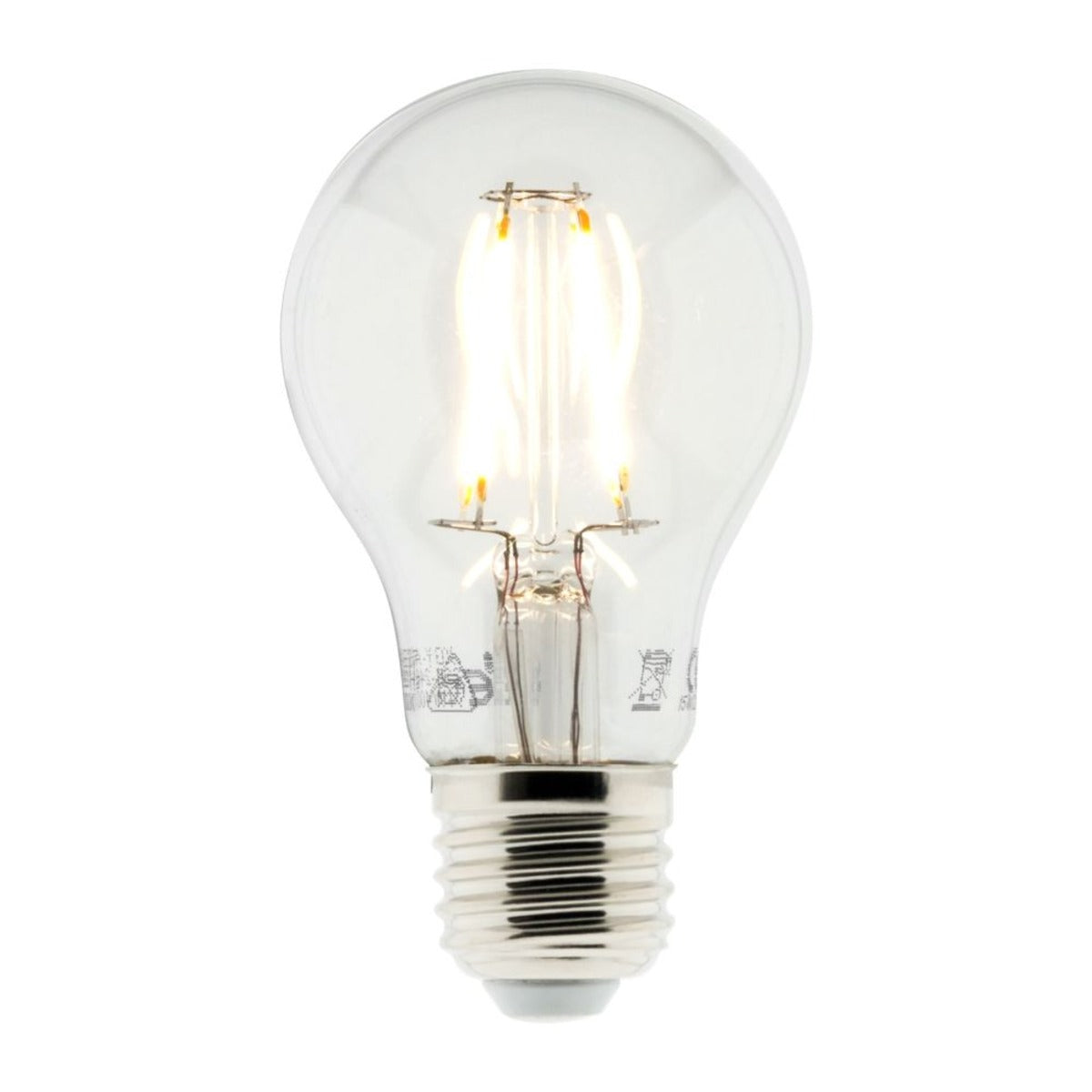 Ampoule déco filaments LED E27 - 4W - Blanc chaud - 470 Lumen - 2700K - A++ - Zenitech