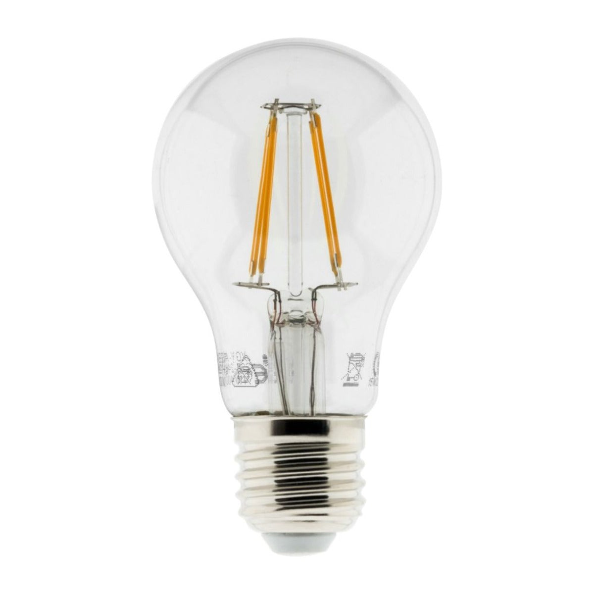 Ampoule déco filaments LED E27 - 4W - Blanc chaud - 470 Lumen - 2700K - A++ - Zenitech