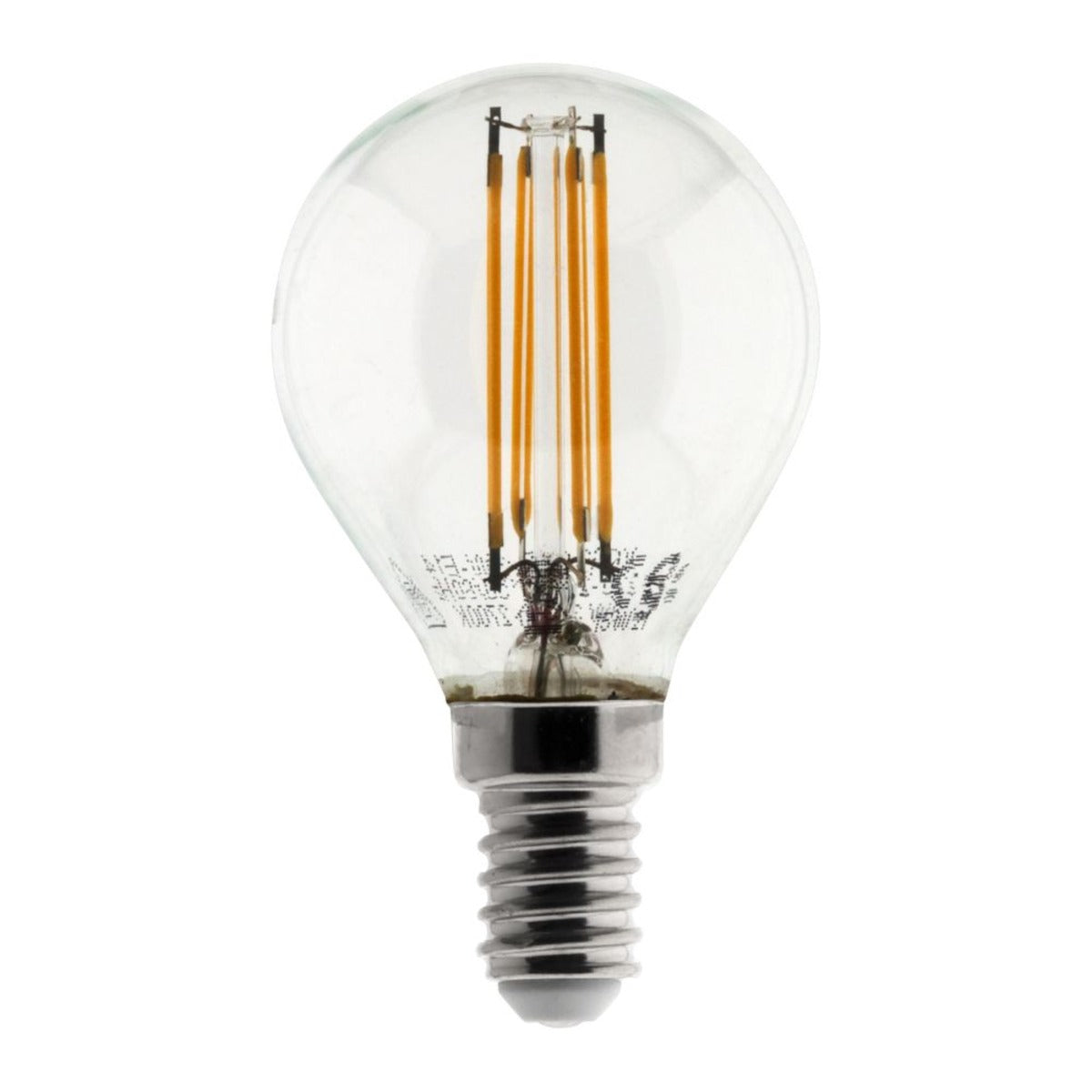 Ampoule Déco filament LED Sphérique 4W E14 470lm 2700K (blanc chaud)