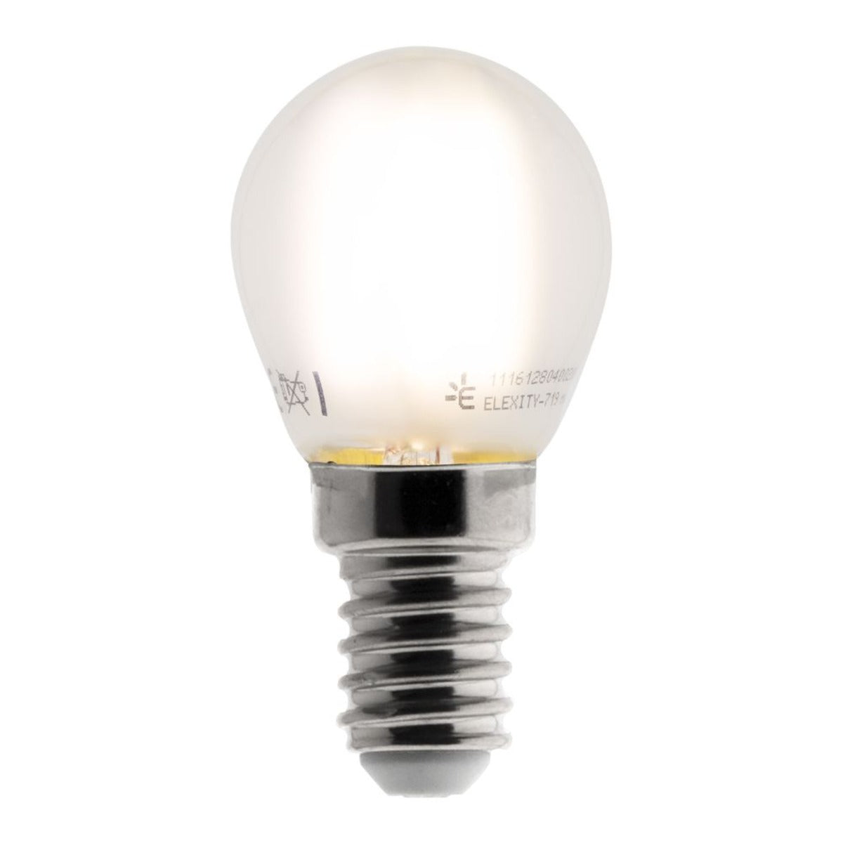 Ampoule déco filaments LED dépolie E27 - 4W - Blanc chaud - 400 Lumen - 2700K - Zenitech