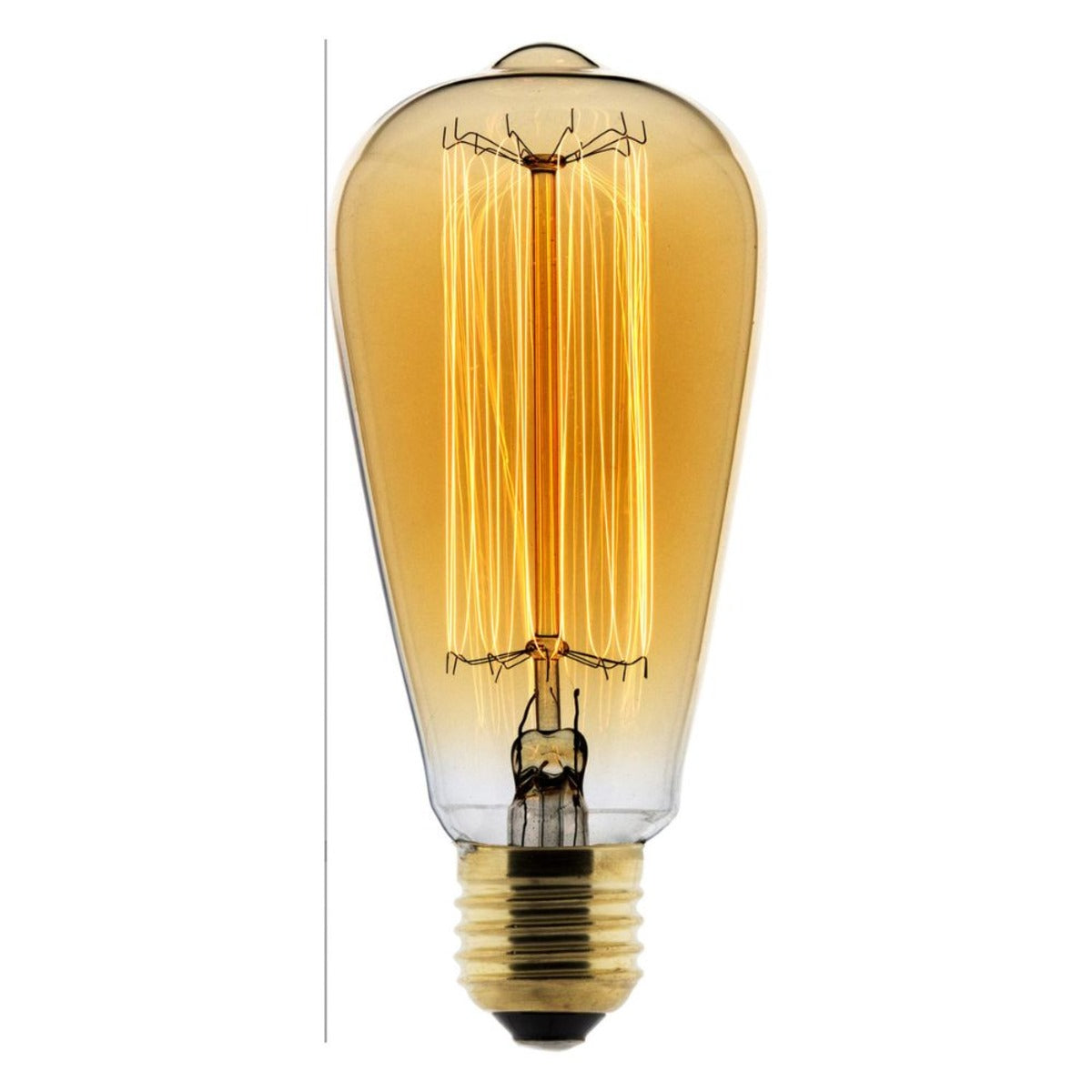 Ampoule Déco filament carbone Edison 25W E27 2700K (blanc chaud)