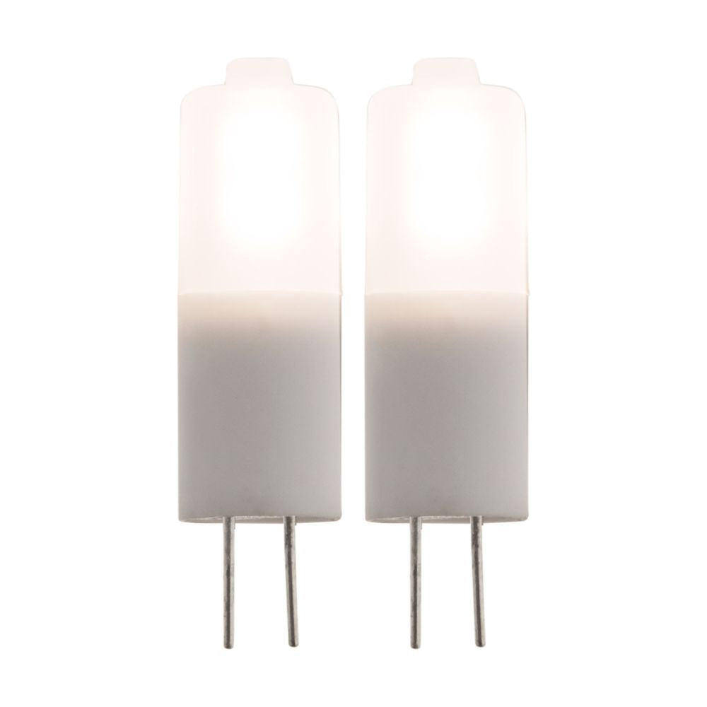 Lot de 2 pépites LED G4 - 1.5W - Blanc chaud - 100 Lumen - 3000K - A+ - Zenitech