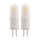 Lot de 2 pépites LED G4 - 1.5W - Blanc chaud - 100 Lumen - 3000K - A+ - Zenitech