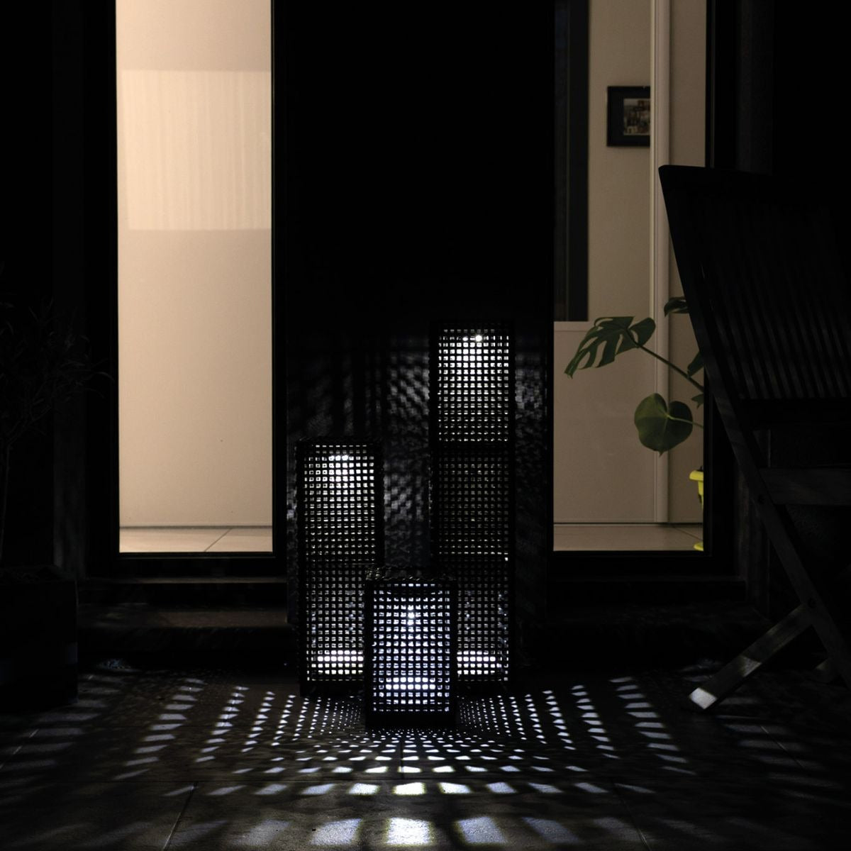 Lampadaire extérieur solaire hauteur 24,5cm 20lm - Elexity