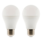 Lot de 2 ampoules LED Standard  6W E27 470lm 2700K (Blanc chaud)