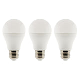 Lot de 3 ampoules LED E27 - 6W - Blanc chaud - 470 Lumen - 2700K - A+ - Zenitech