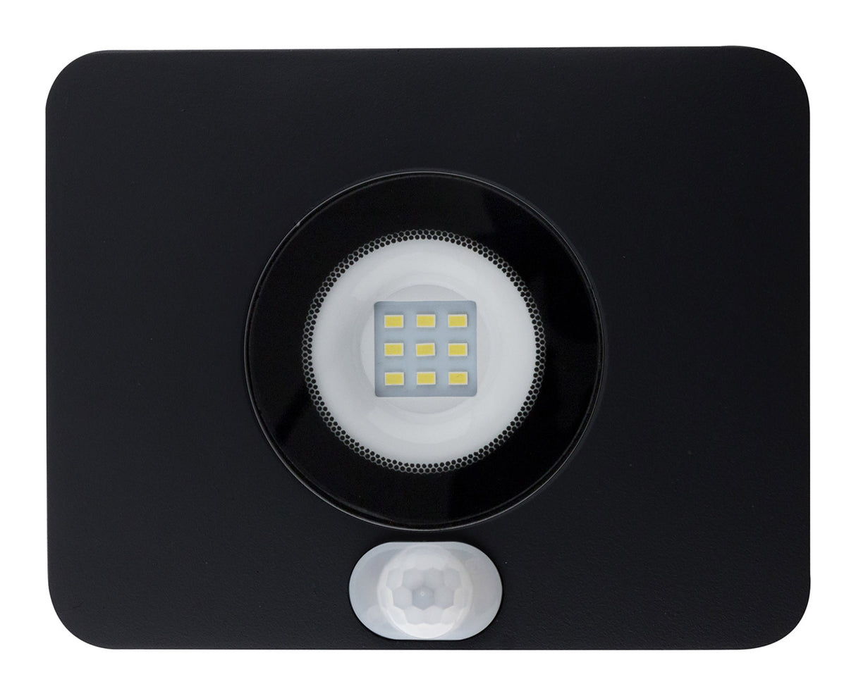 Projecteur LED étanche 10W avec détecteur noir - Elexity