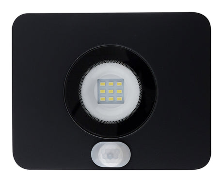 Projecteur LED étanche 10W avec détecteur noir - Elexity