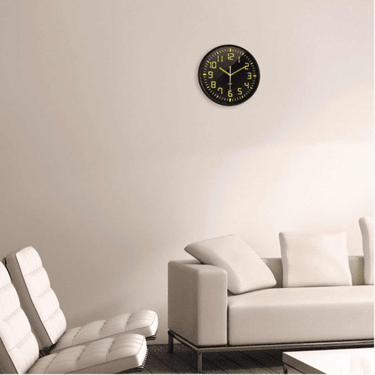 Horloge contraste silencieuse - Orium