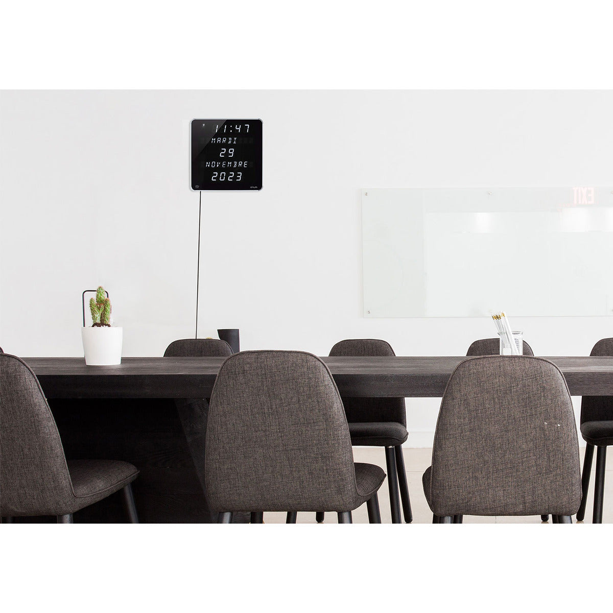 Horloge LED Ephemeris 28x28cm - Orium