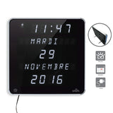 Horloge LED Ephemeris 28x28cm - Orium