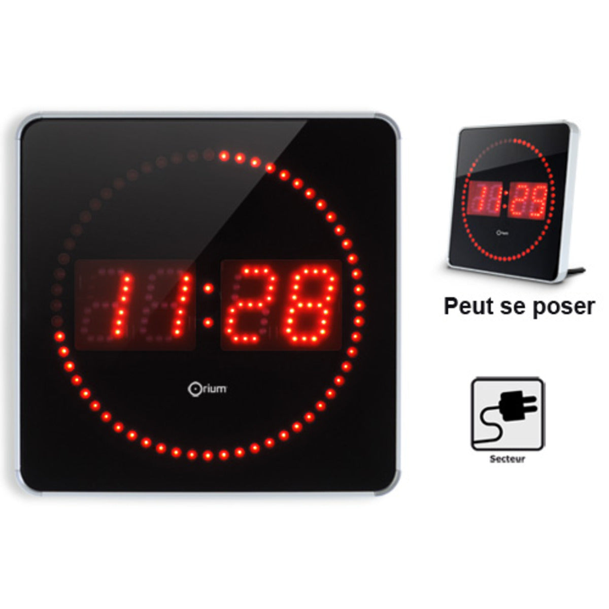 Horloge LED Studio 2en1 - Orium