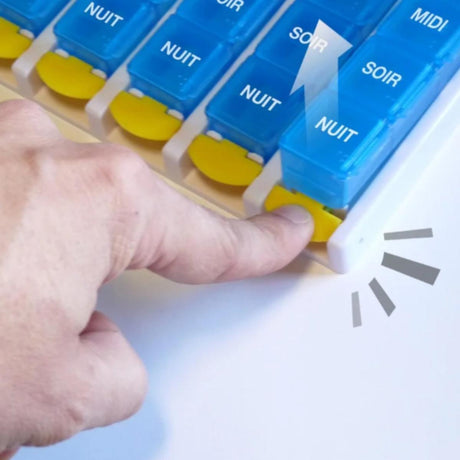 Pilulier hebdomadaire 4 compartiments - Orium