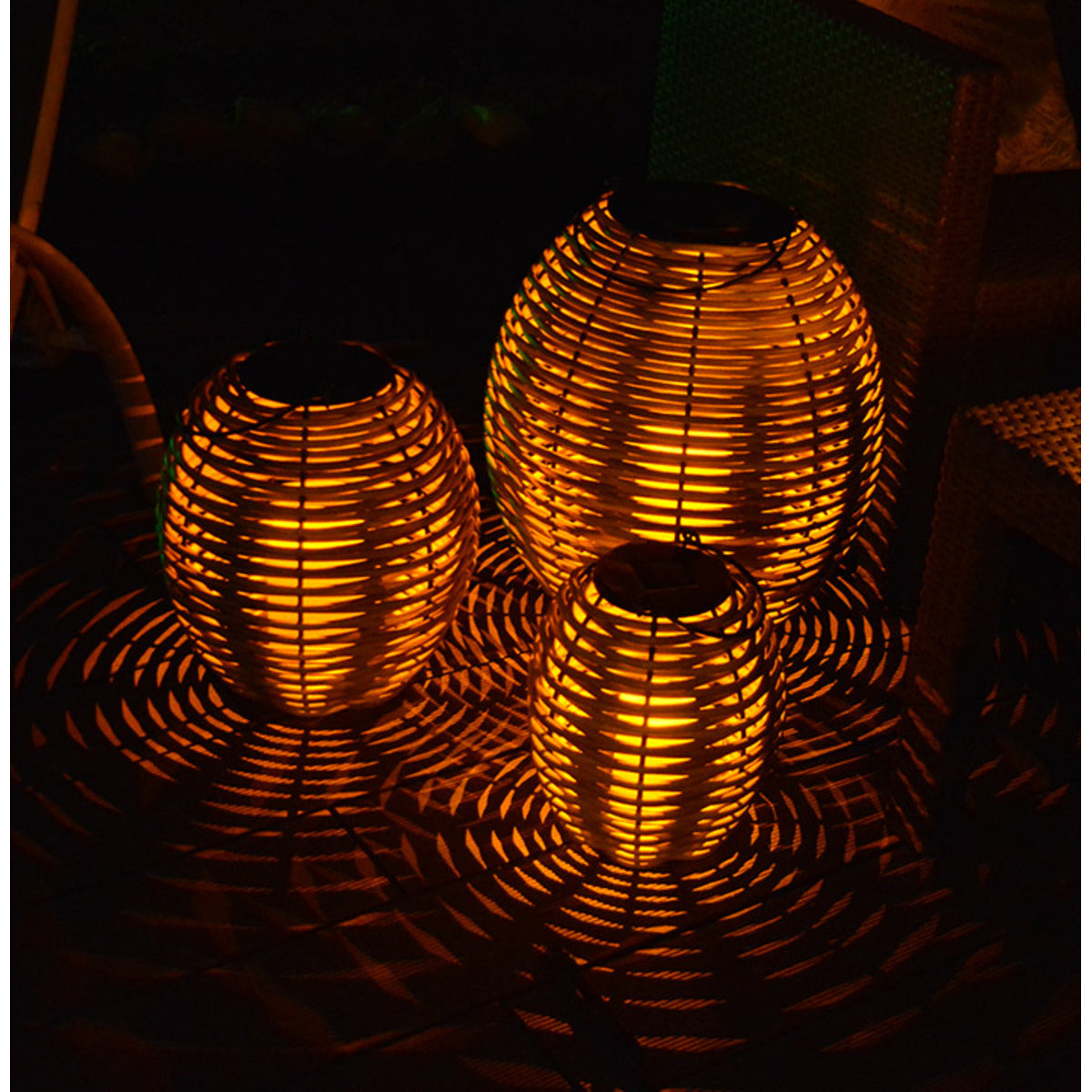 Lanterne solaire tressée Alicia - Orium