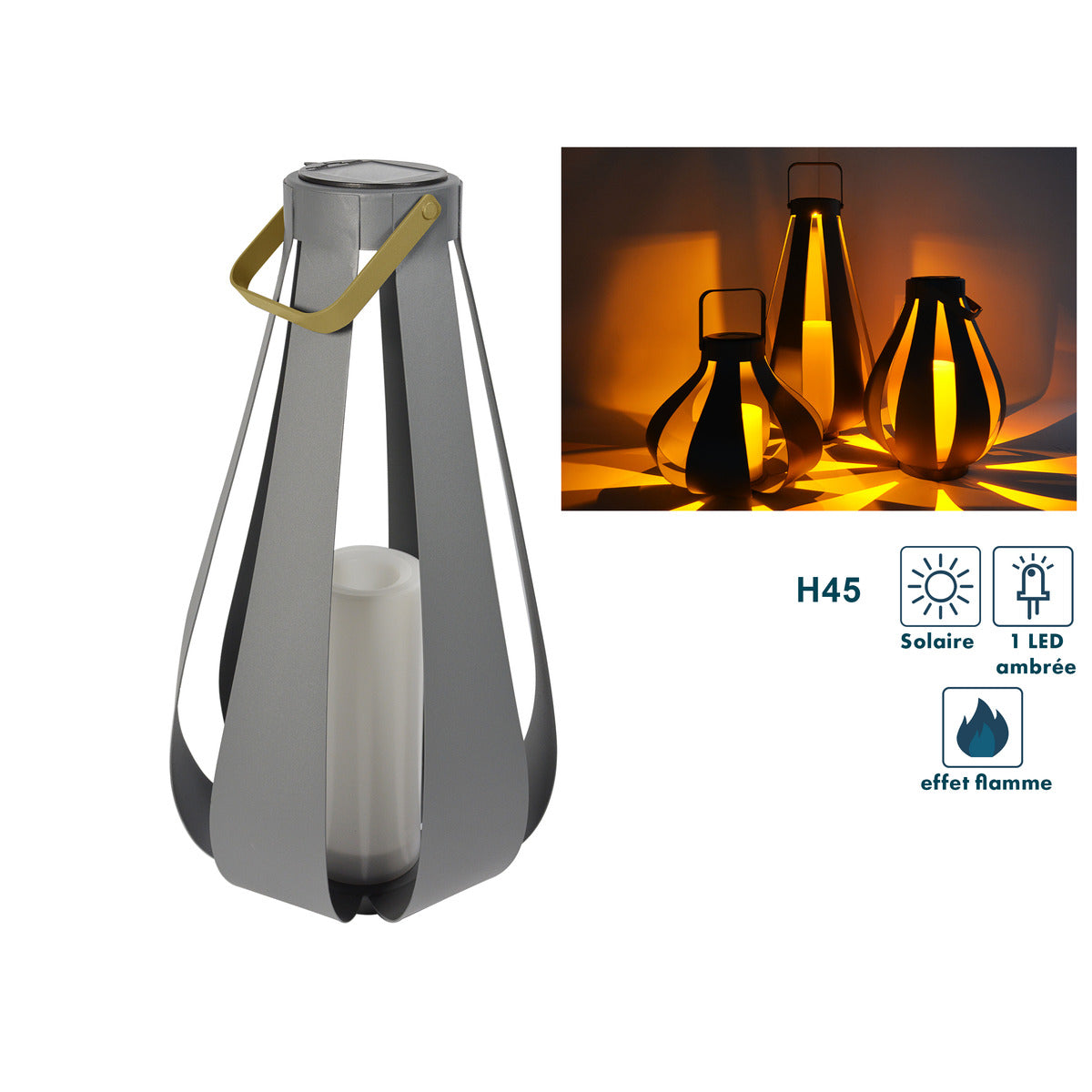 Lanterne solaire Palme - Orium