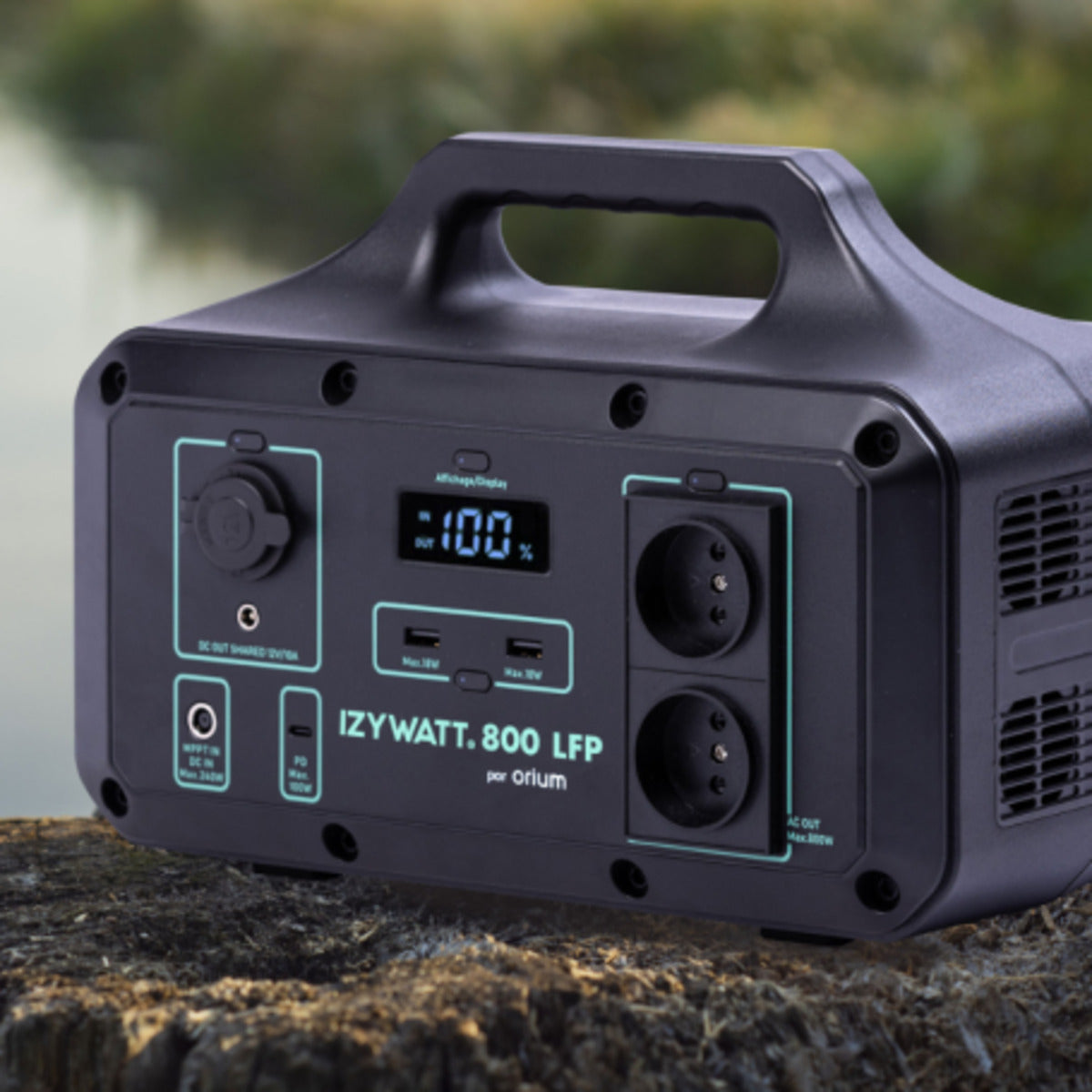 Pack générateur solaire LFP Izywatt 800 + panneau solaire fixe 200W - Orium