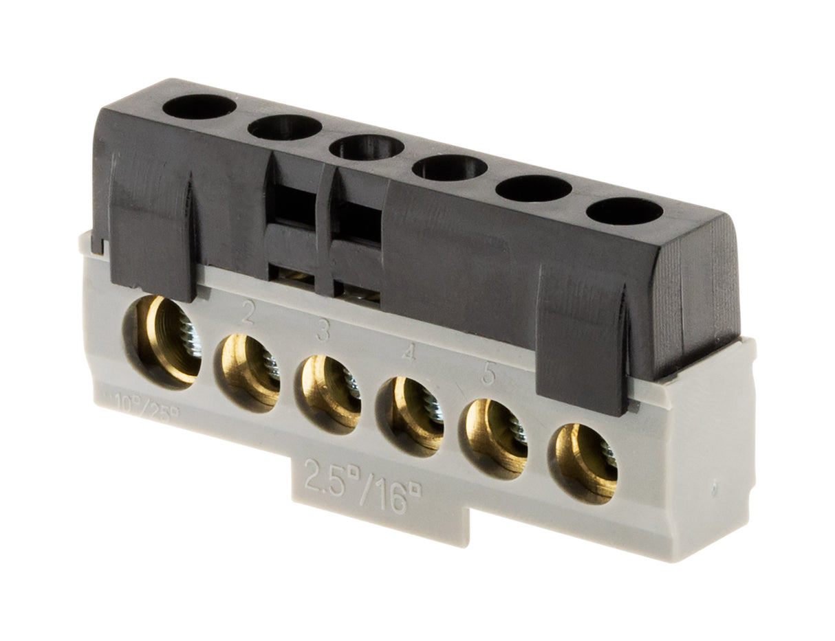 Bornier phase 6 connexions noir - Thomson