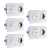 Double prise affleurante Artezo 2P+T + boîte - Zenitech