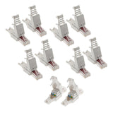 Lot de fiches RJ45 CAT 6 sans outil - Zenitech