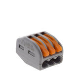 Bornes automatiques à cliquet S222 - fils rigides et souples 4mm² - Wago