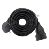 Lot de 3 prolongateurs 16A HO5VV-F 3G1,5mm² - Noir 3m - Zenitech