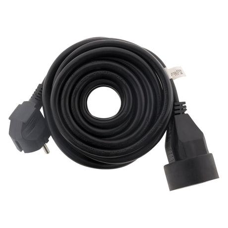 Lot de 3 prolongateurs 16A HO5VV-F 3G1,5mm² - Noir 3m - Zenitech