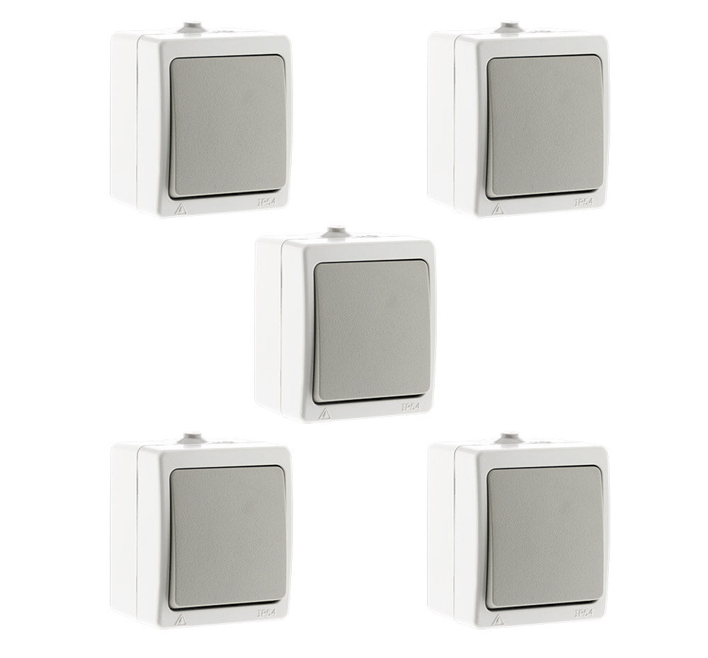 Interrupteur Akya va et vient simple IP54 - Zenitech