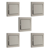 Interrupteur va et vient Inox brossé Art'Flat - Zenitech