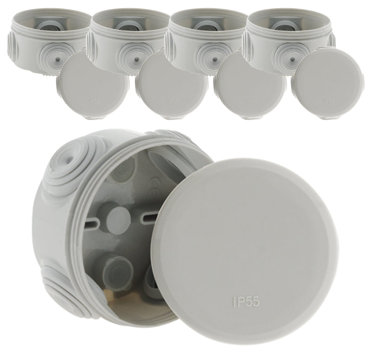 Boîte de dérivation IP55 - Ø70x35mm - Zenitech
