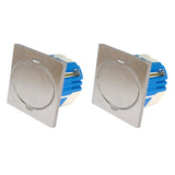 Prise de sol 2P+T IP44 aluminium brossé - Zenitech