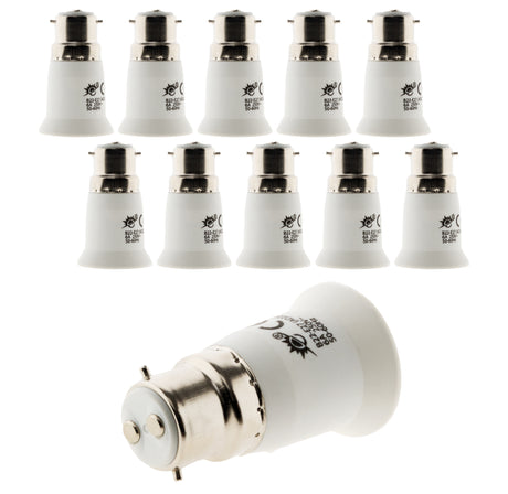 Adaptateur de douille pour ampoules - B22 vers E27 - Zenitech