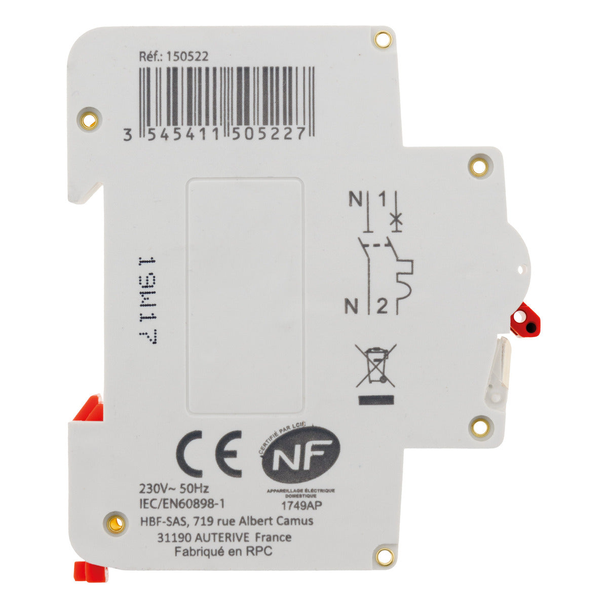 Disjoncteur à vis PH+N - 4,5KA - Thomson