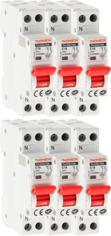 Disjoncteur à vis PH+N - 4,5KA - Thomson