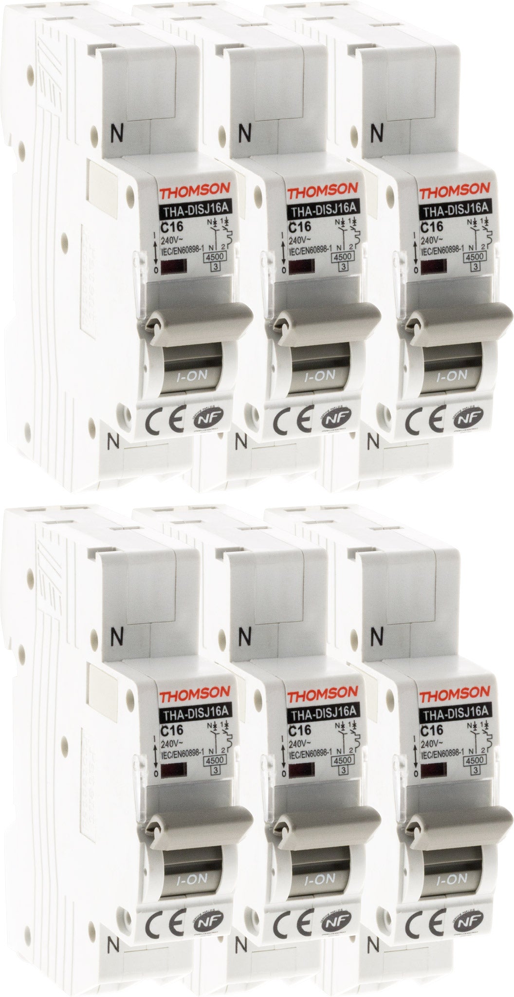 Disjoncteurs connexions automatiques PH+N - Thomson