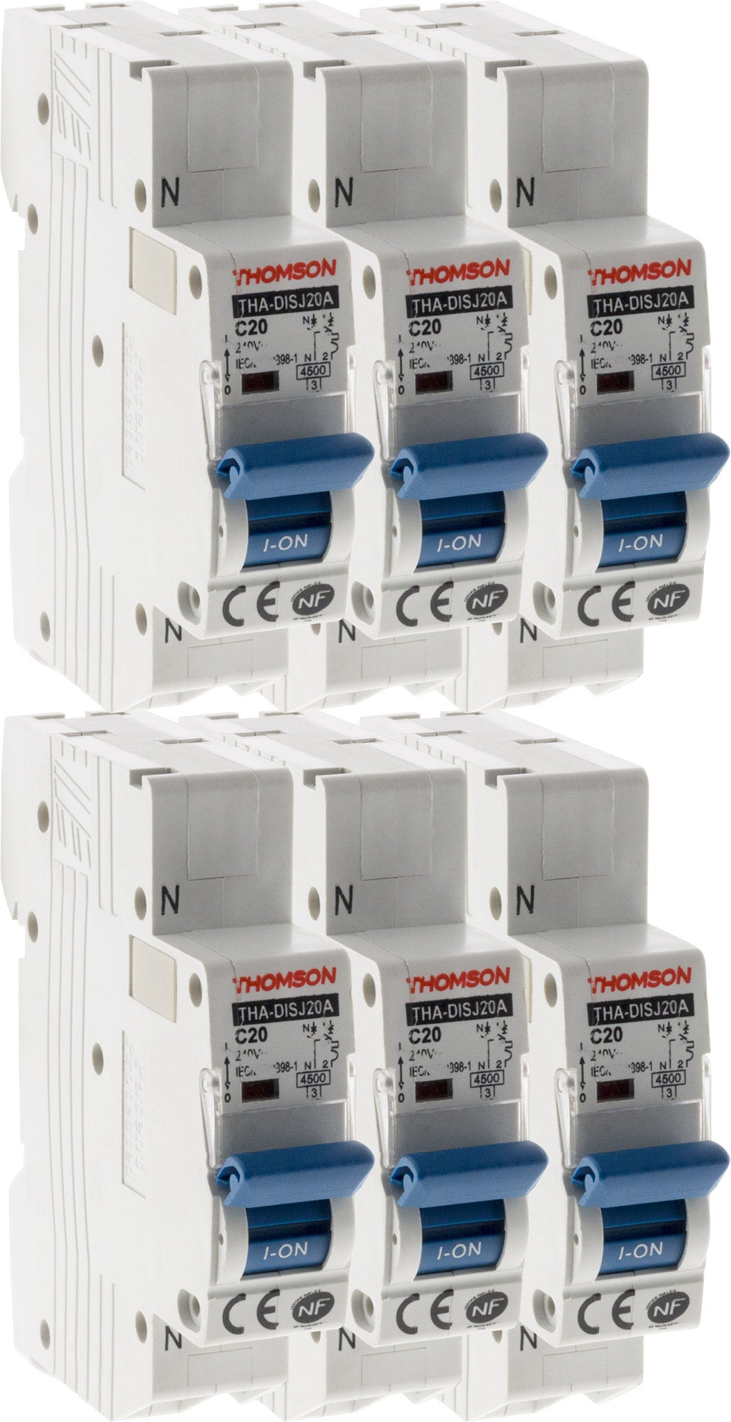 Disjoncteurs connexions automatiques PH+N - Thomson