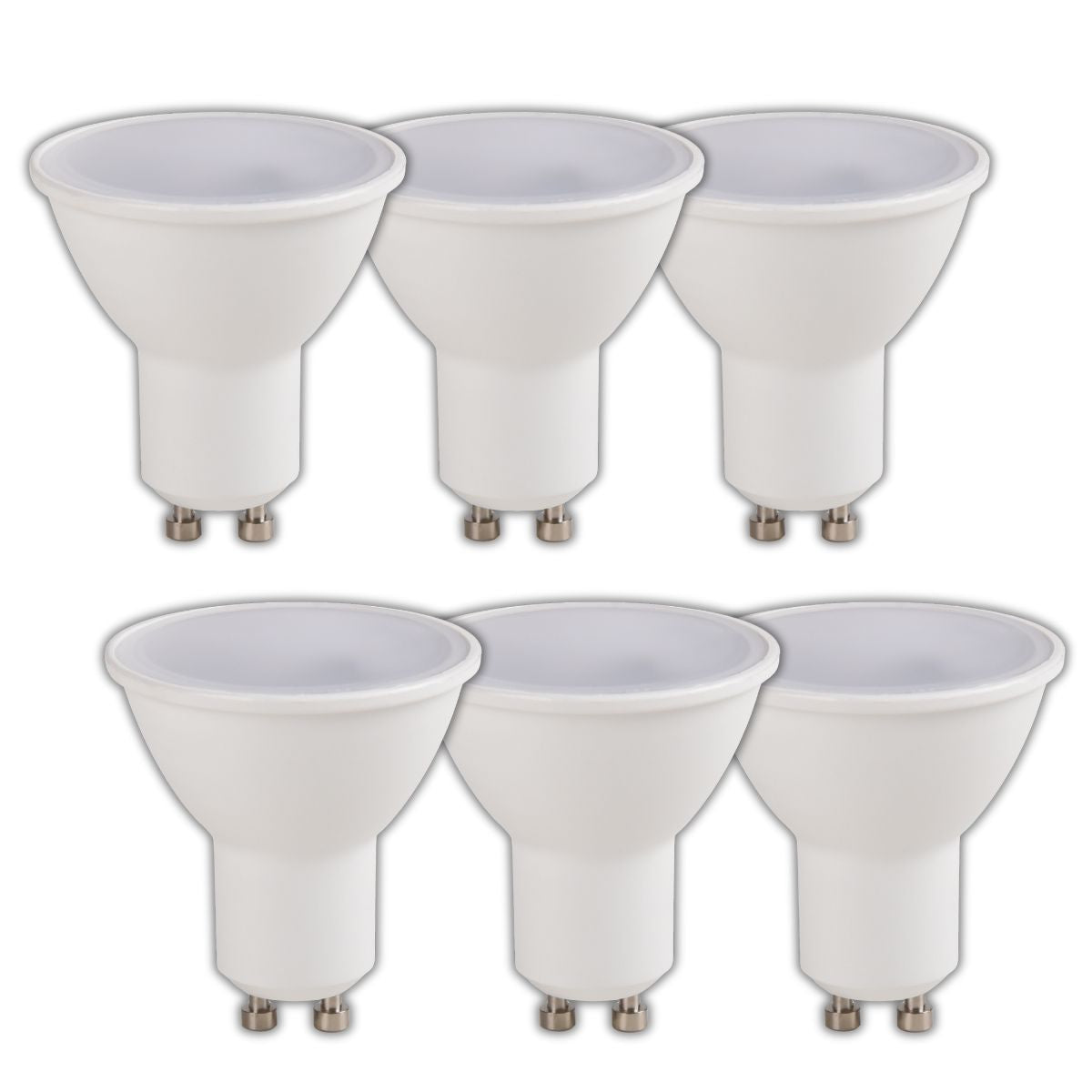 Lot 6 ampoules LED connectée GU10 (LuzE) 2700/6500K 400lm 5W WiFi - Voltman