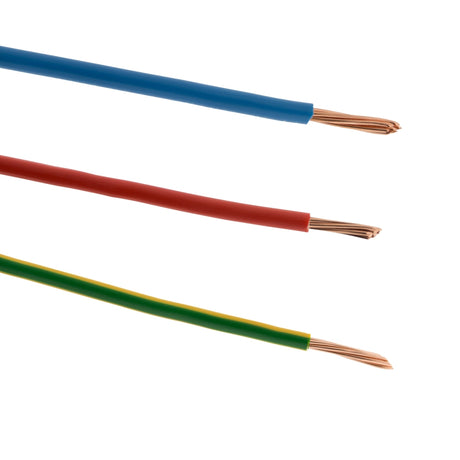 Set de 3 câbles électriques H07V-R 6mm² - Zenitech