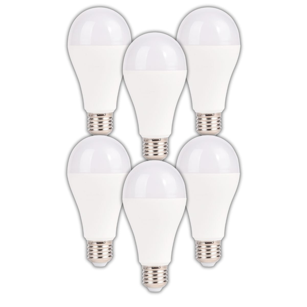 Lot 6 ampoules LED connectées (LuzE) E27 2700/6500K 1050lm 11W WiFi - Voltman