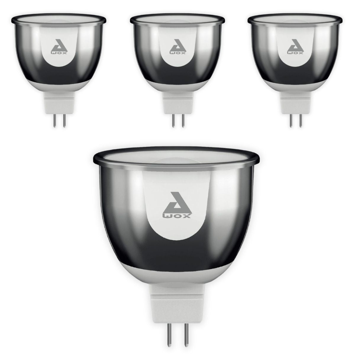 Lot de 4 ampoules GU53 LED connectées Bluetooth - 2700/6000K - Chacon