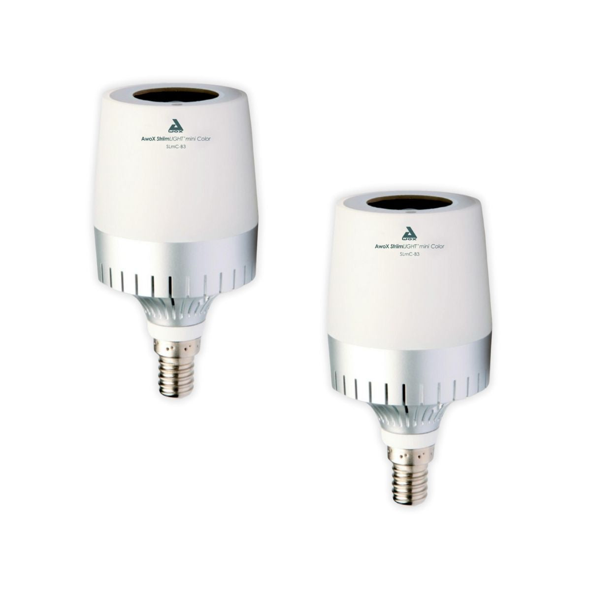 Lot de 2 ampoules LED E14 Bluetooth + enceinte avec télécommande - Chacon