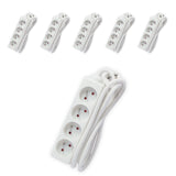 Bloc multiprise 4x16A - 3500W - 1,5/3/5 m - Chacon