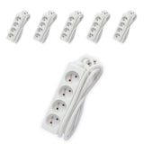 Bloc multiprise 4x16A - 3500W - 1,5/3/5 m - Chacon