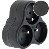 Lot de 10 triplites recyclées bioplastique - 3x16A - Zenitech